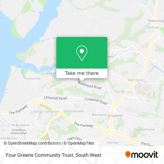 Four Greens Community Trust map