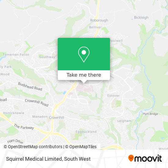 Squirrel Medical Limited map