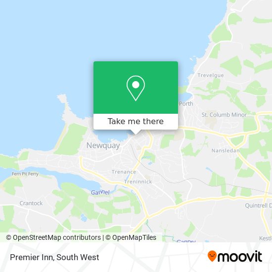 Premier Inn map