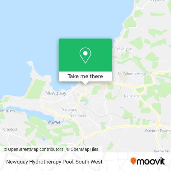 Newquay Hydrotherapy Pool map