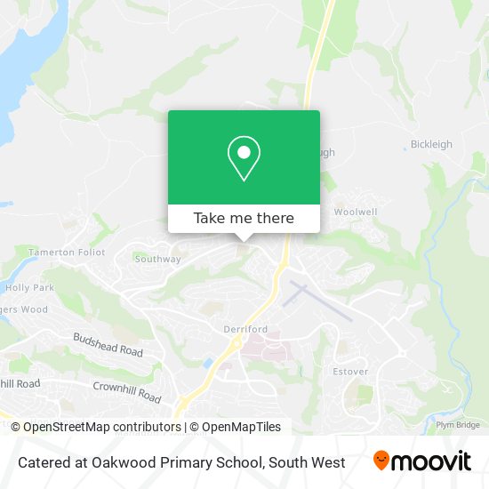 Catered at Oakwood Primary School map