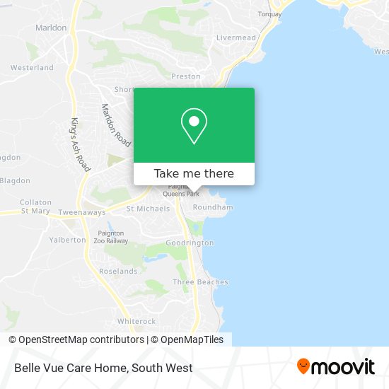 Belle Vue Care Home map