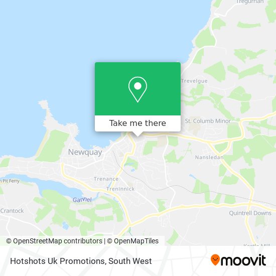 Hotshots Uk Promotions map