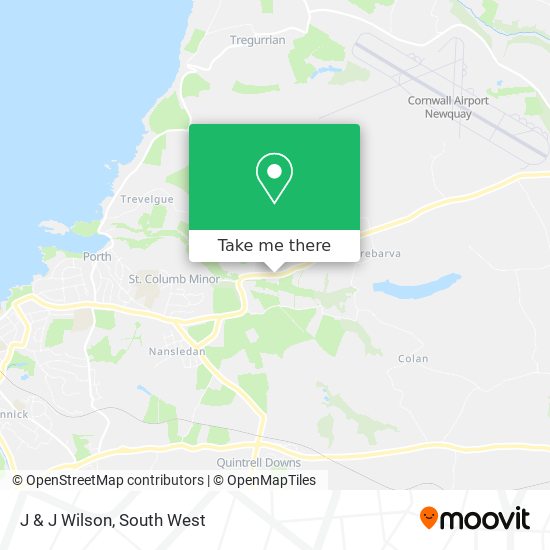 J & J Wilson map