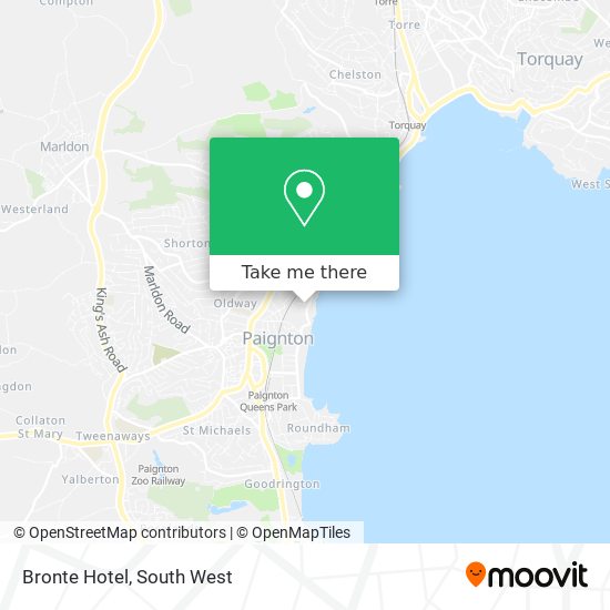 Bronte Hotel map