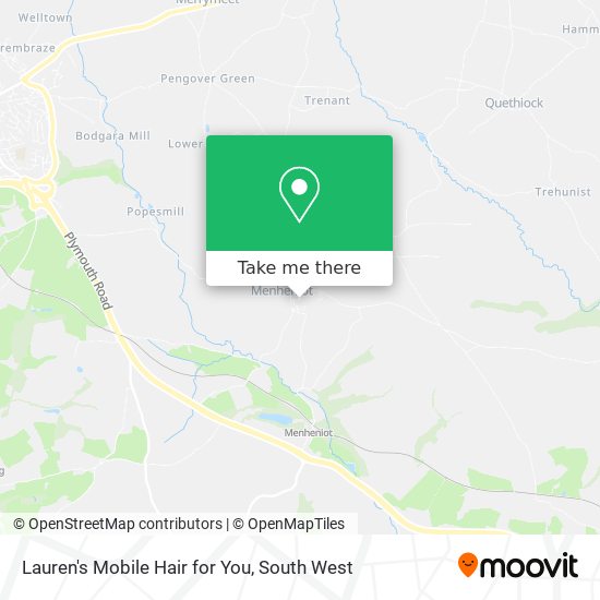 Lauren's Mobile Hair for You map