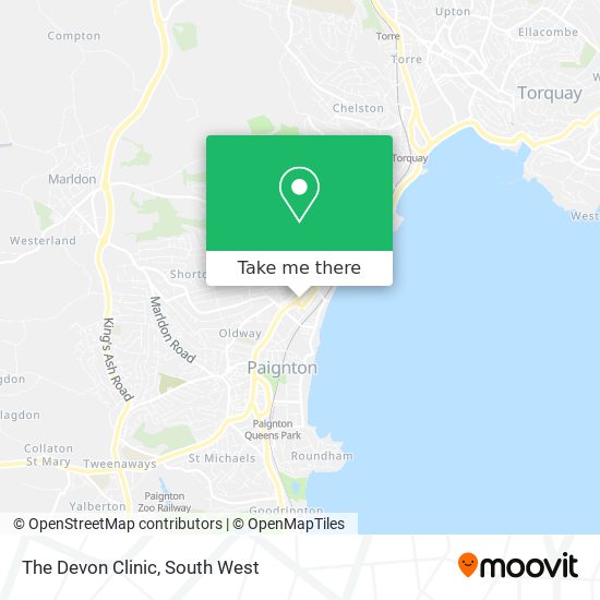 The Devon Clinic map
