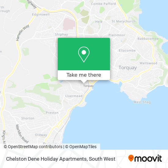 Chelston Dene Holiday Apartments map