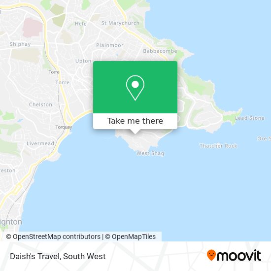 Daish's Travel map