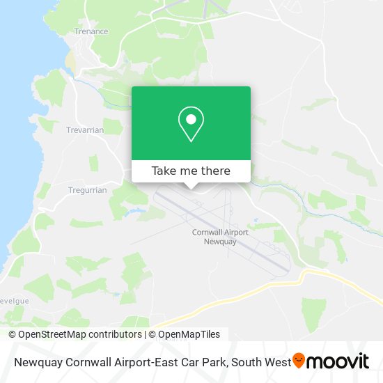 How to get to Newquay Cornwall AirportEast Car Park by Bus or Train?