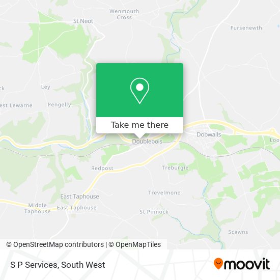 S P Services map