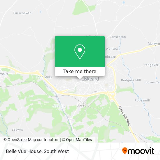 Belle Vue House map