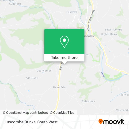 Luscombe Drinks map