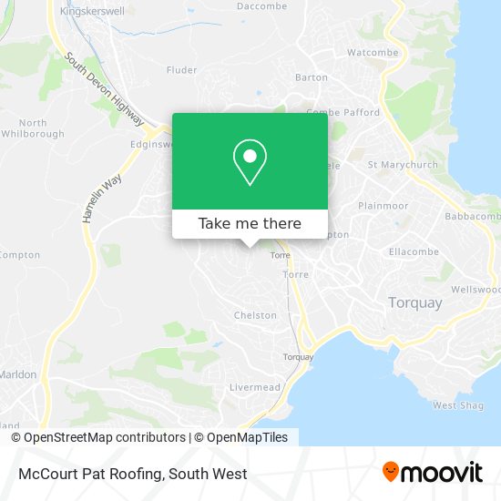 McCourt Pat Roofing map