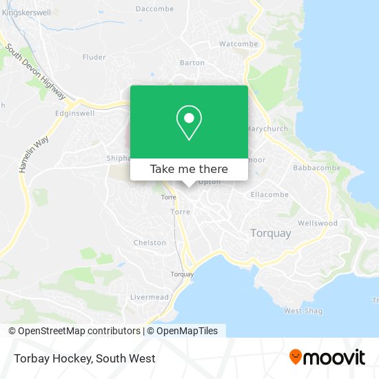 Torbay Hockey map