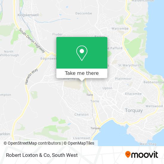 Robert Loxton & Co map