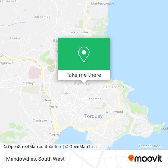 Mandowdies map