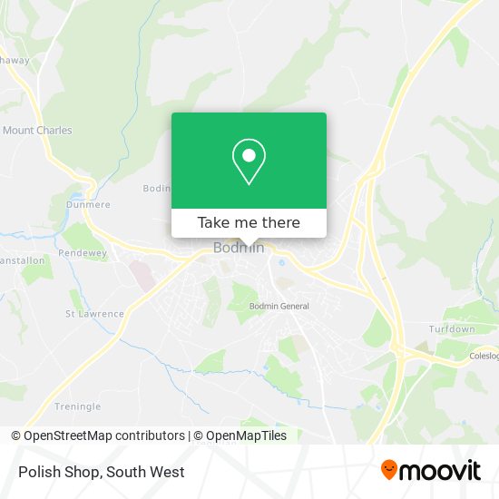 Polish Shop map