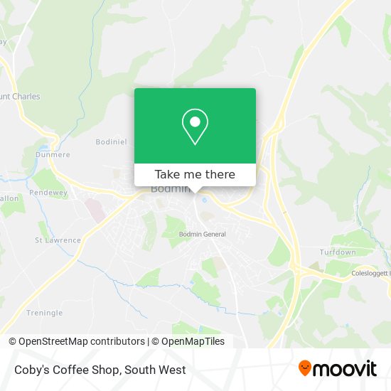 Coby's Coffee Shop map