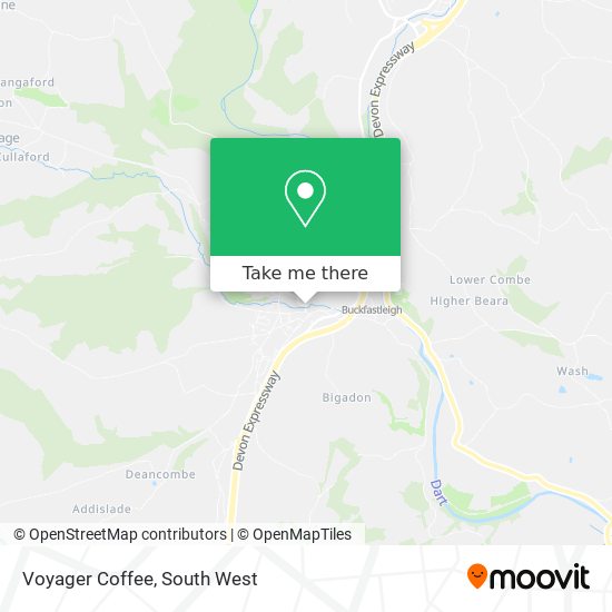Voyager Coffee map