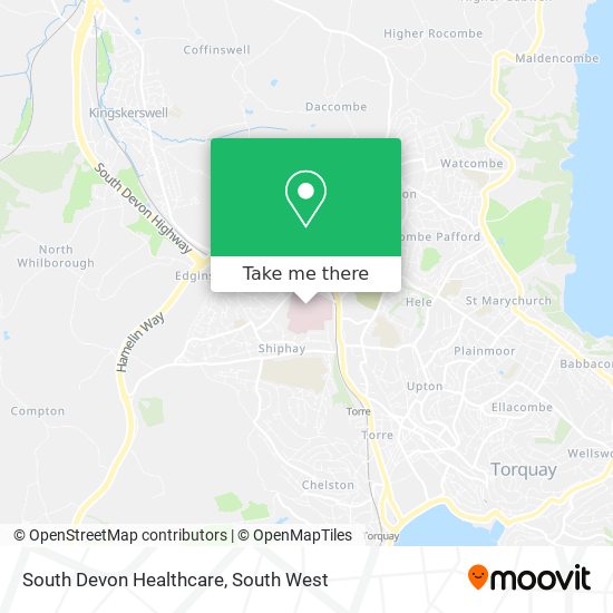 South Devon Healthcare map