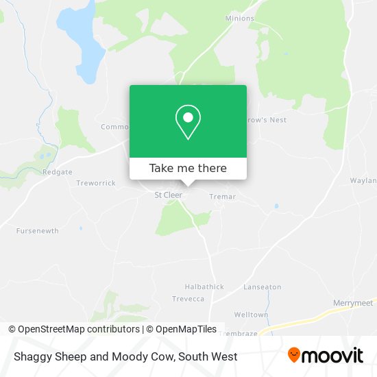 Shaggy Sheep and Moody Cow map