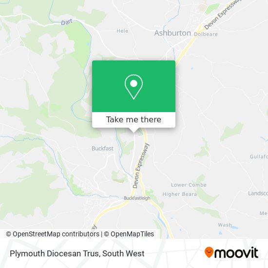 Plymouth Diocesan Trus map