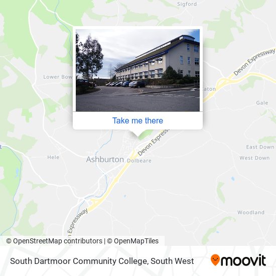 South Dartmoor Community College map