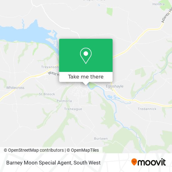 Barney Moon Special Agent map