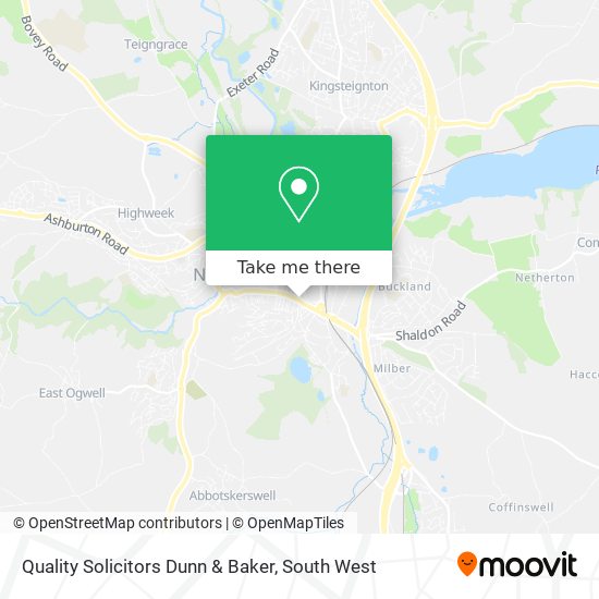 Quality Solicitors Dunn & Baker map