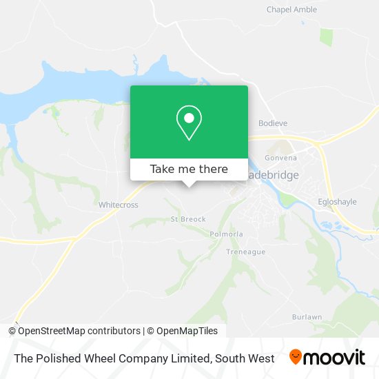 The Polished Wheel Company Limited map