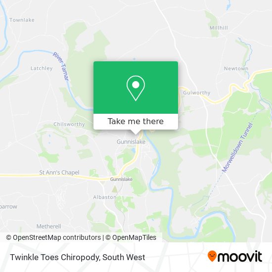 Twinkle Toes Chiropody map