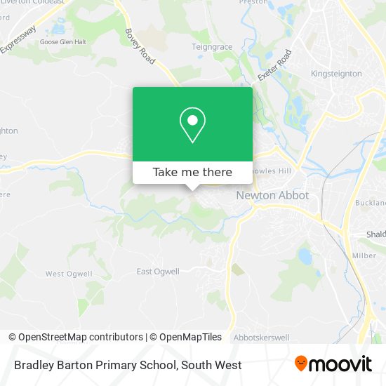 Bradley Barton Primary School map