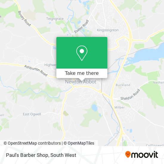 Paul's Barber Shop map