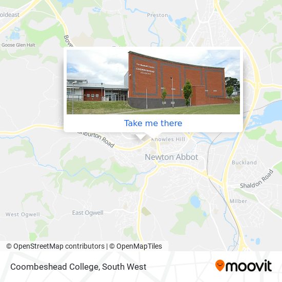 Coombeshead College map