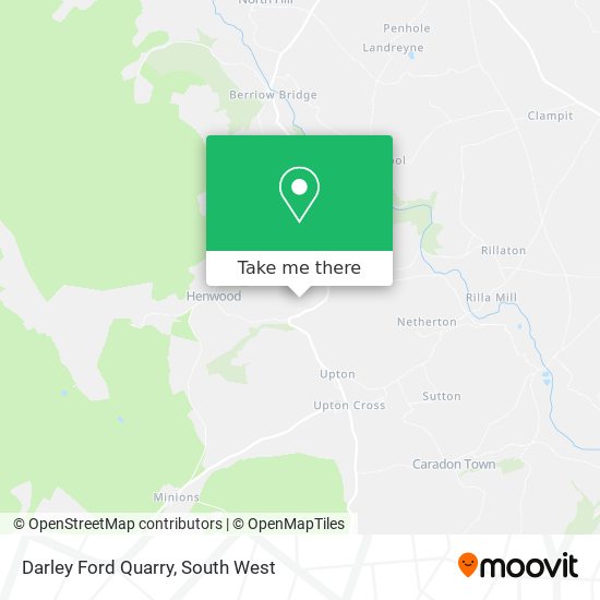 Darley Ford Quarry map