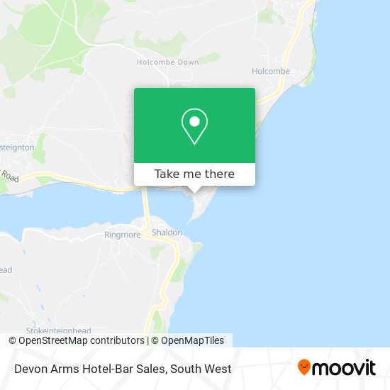 Devon Arms Hotel-Bar Sales map