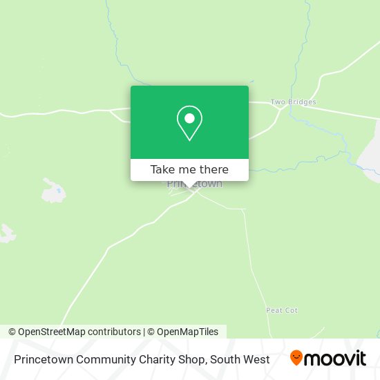 Princetown Community Charity Shop map