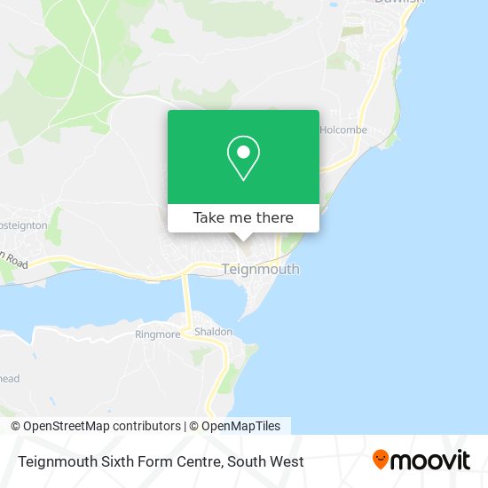 Teignmouth Sixth Form Centre map