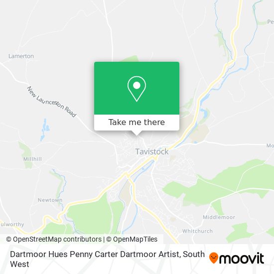 Dartmoor Hues Penny Carter Dartmoor Artist map
