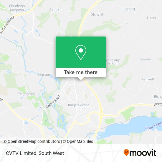 CVTV Limited map