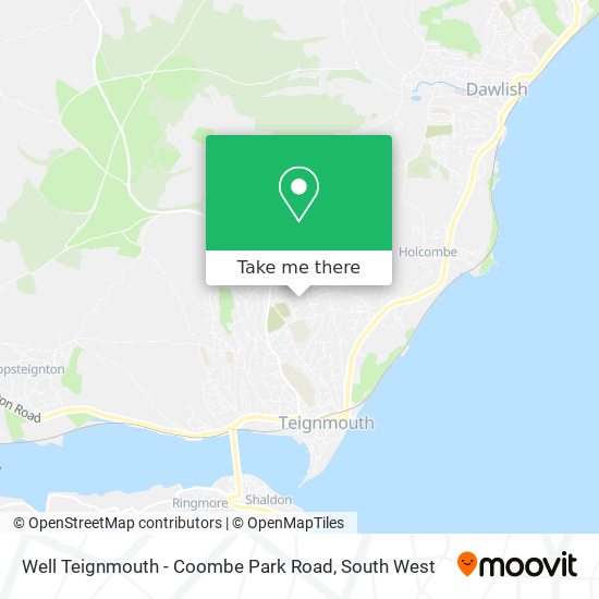 Well Teignmouth - Coombe Park Road map