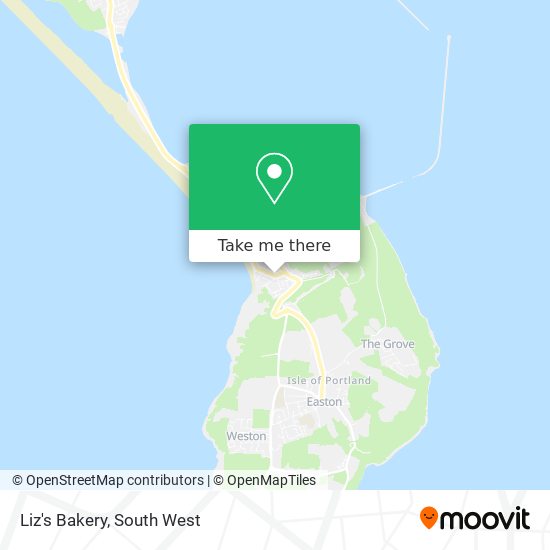 Liz's Bakery map