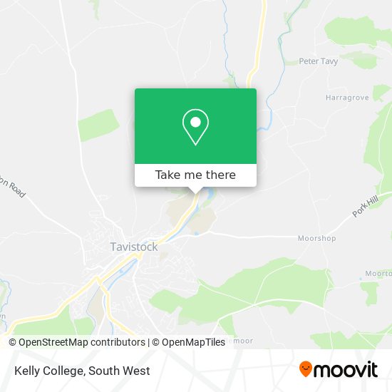 Kelly College map