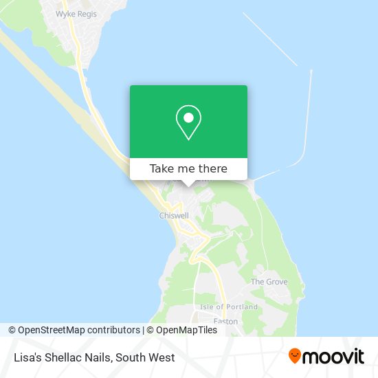 Lisa's Shellac Nails map