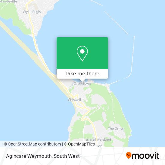 Agincare Weymouth map