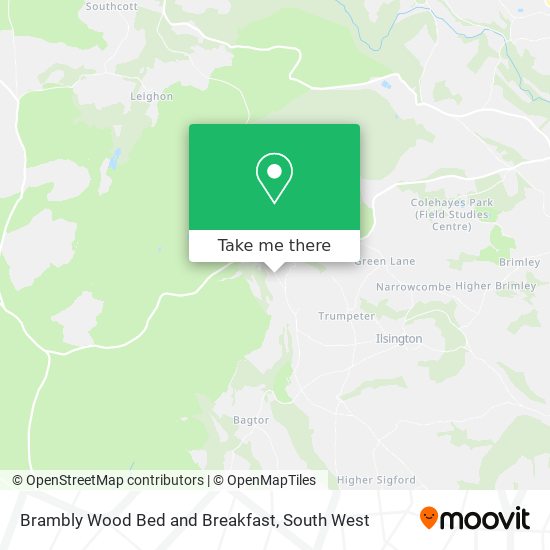 Brambly Wood Bed and Breakfast map