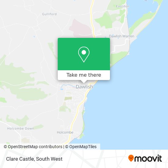Clare Castle map