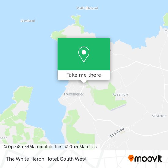 The White Heron Hotel map
