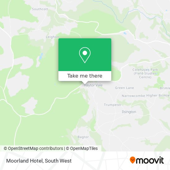 Moorland Hotel map